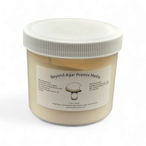 Beyond Agar premix media one pound container with label