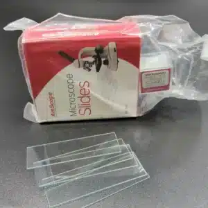 Microscopy Glass Slides, Pack of 72 sterile glass slides