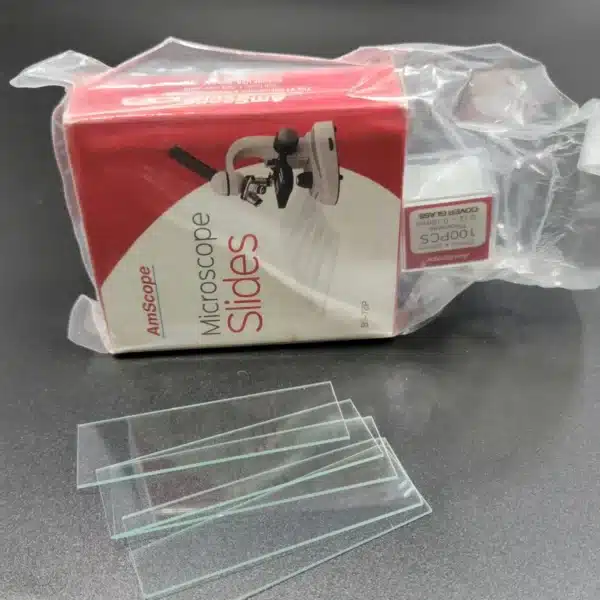 Microscopy Glass Slides, Pack of 72 sterile glass slides