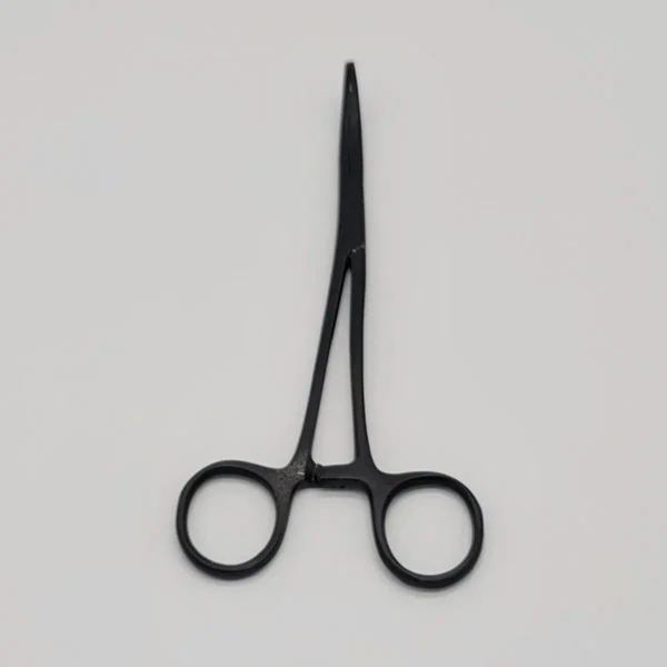 Black Forceps used in mushroom lab work