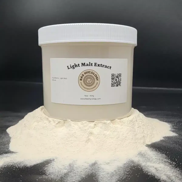 Light Malt Extract additive powder one pound container with label