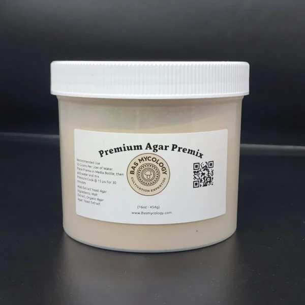 Premium Malt Agar Premix. premix media one pound container with label