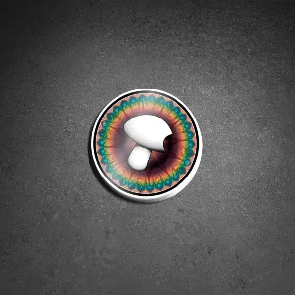 Bas Mycology Mandala Logo Sticker